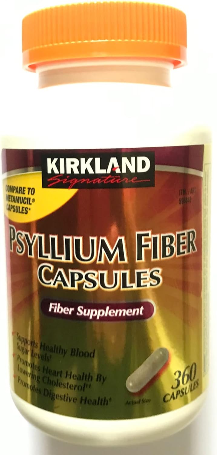 Fiber Capsules Kirkland Therapy for Regularity/Fiber Supplement, 360 capsules