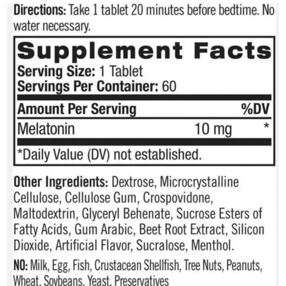Natrol melatonin 5mg 250 count