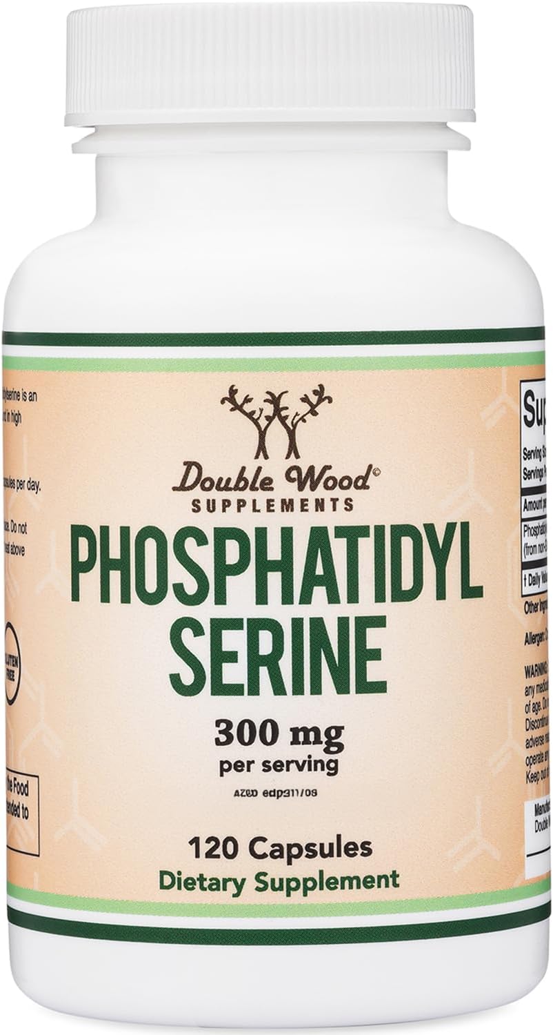 PhosphatidylSerine Supplement 300mg Per Serving, 120 Capsules (Phosphatidyl Serine Complex)