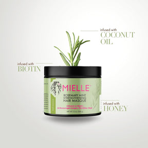 Mielle Organics Rosemary Mint Strengthening Hair Masque 12 Ounces