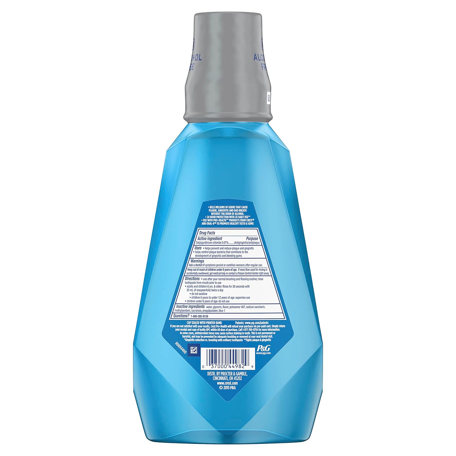 Crest Pro Health Multi-Protection Mouthwash with CPC