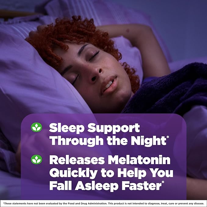 Natrol Advanced Sleep Melatonin 10mg, Dietary Supplement for Restful Sleep, Time Release Melatonin Tablets, 100 Time-Release Tablets, 100 Day Supply