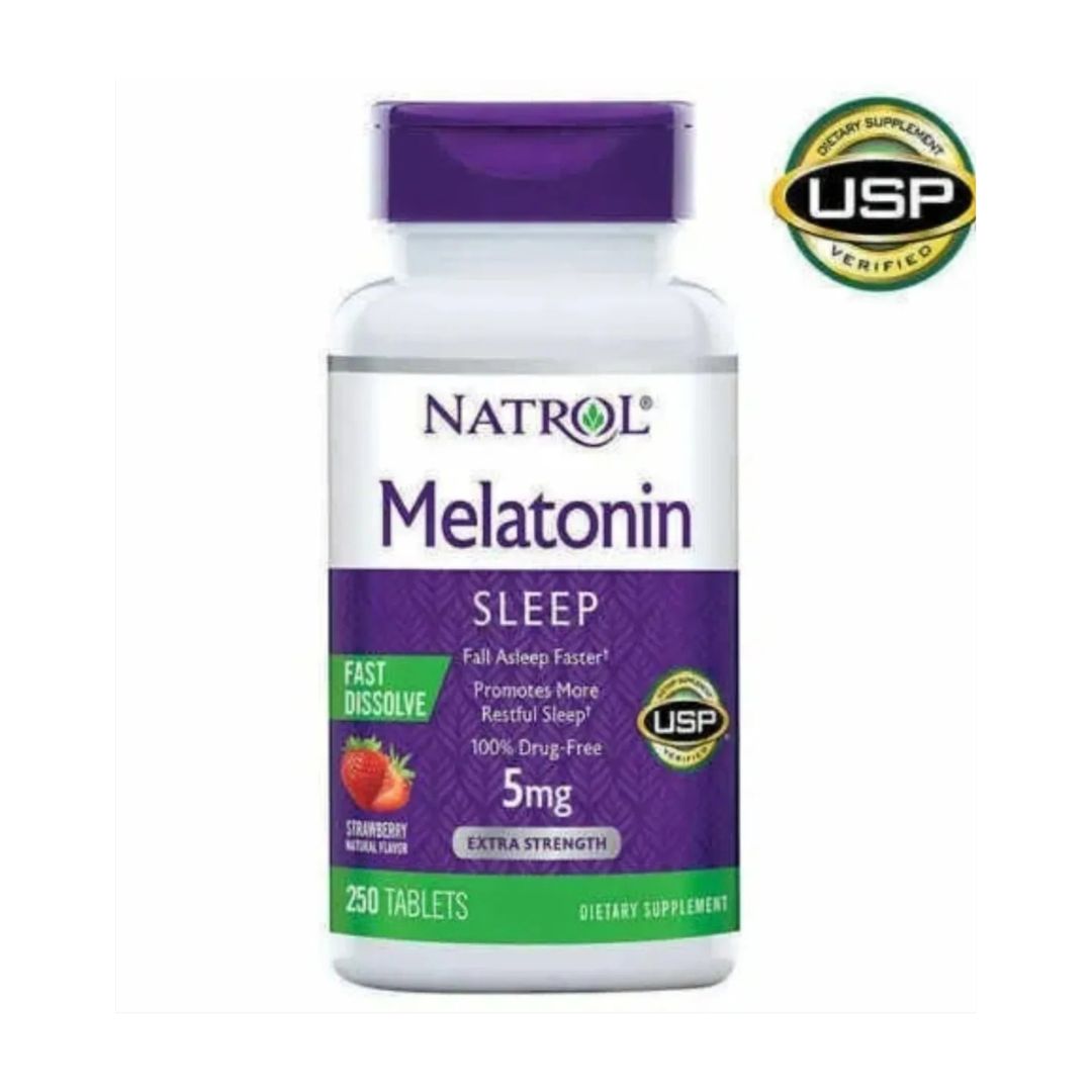 Natrol melatonin 5mg 250 count