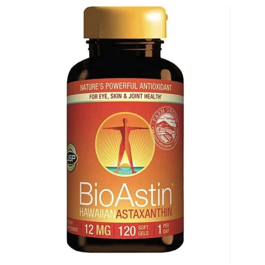 BioAstin Pure Natural Hawaiian Astaxanthin 12 mg 120 count