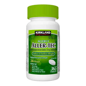 Kirkland Signature ALLER-TEC Cetirizine HCL 10mg 365 Tablets, Antihistamine