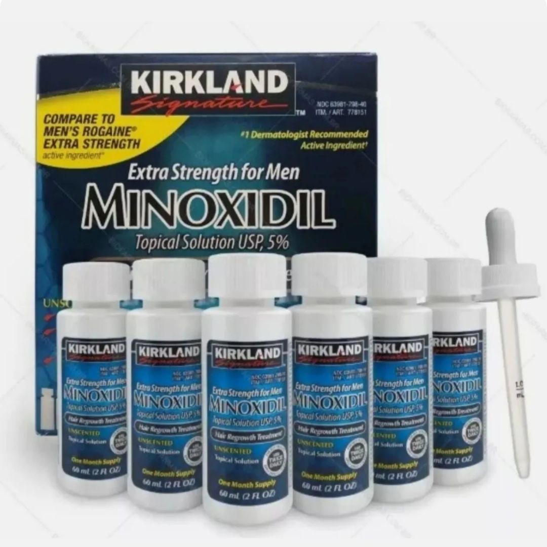 Kirkland Minoxidil 5% Extra Strength Men Hair Regrowth Solution 3 Months supply