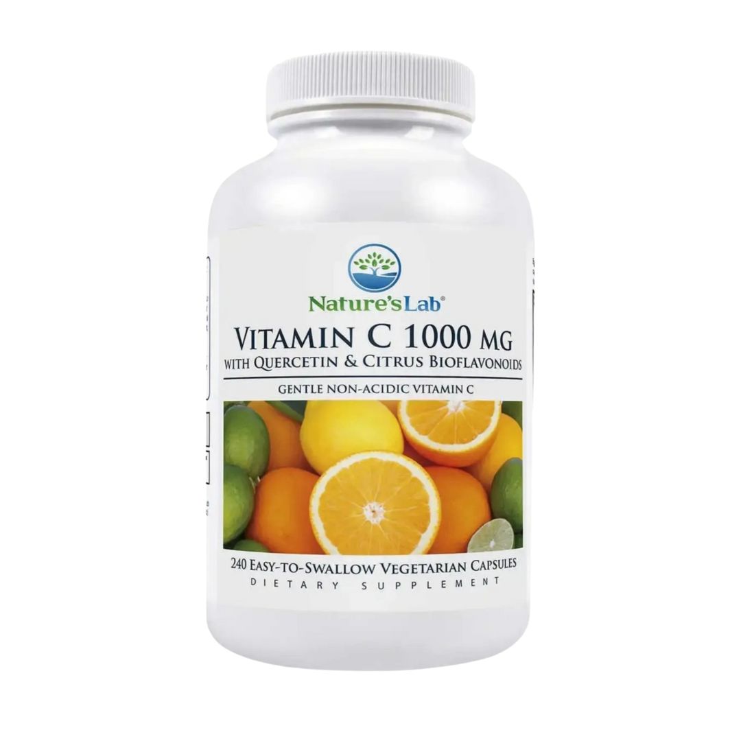 Nature's Lab Vitamin C 1000 mg., 240 Vegetarian Capsules