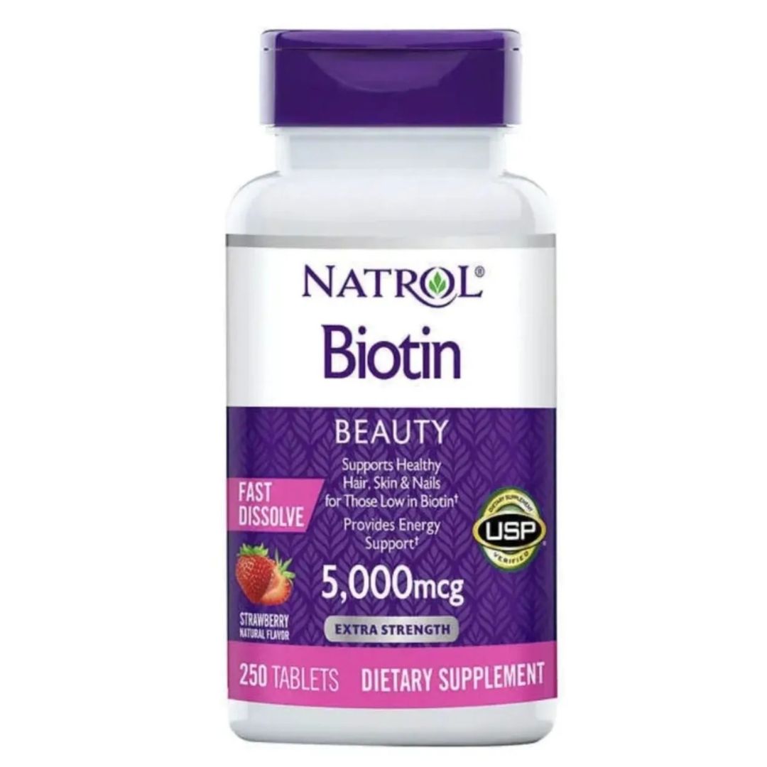 Natrol biotin 5,000 mcg 250 count